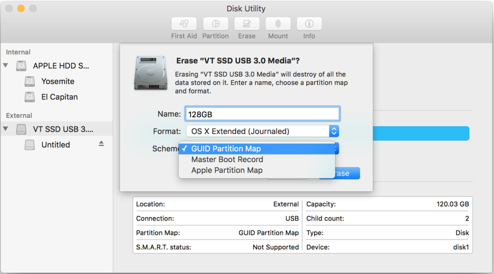 imac boots to os x utilities